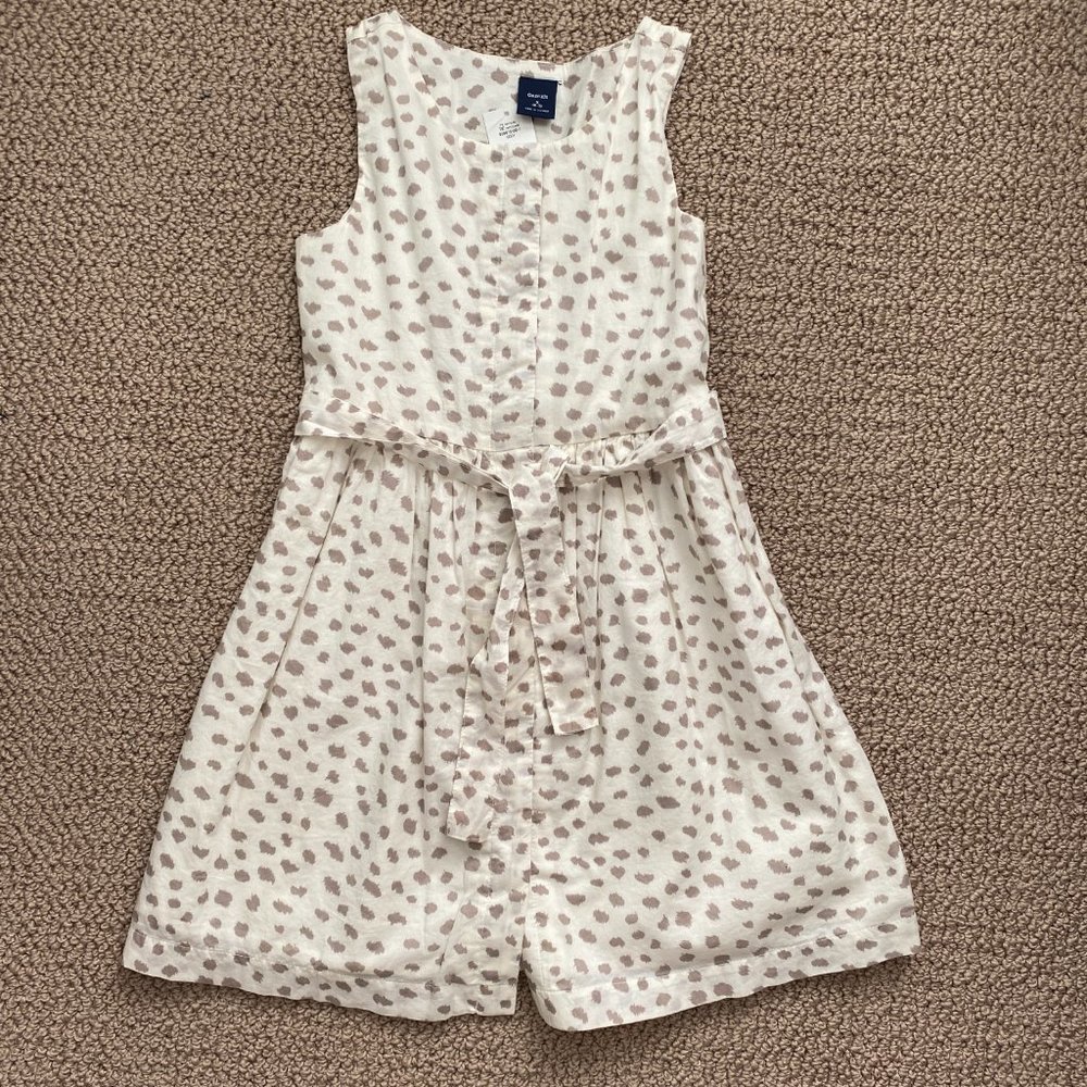 NWT Adorable GAP Kids Girls Giraffe Print Dress Size Small 6-7